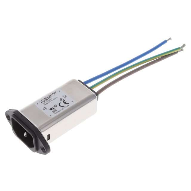 PWR ENT RCPT IEC320-C14 PNL WIRE