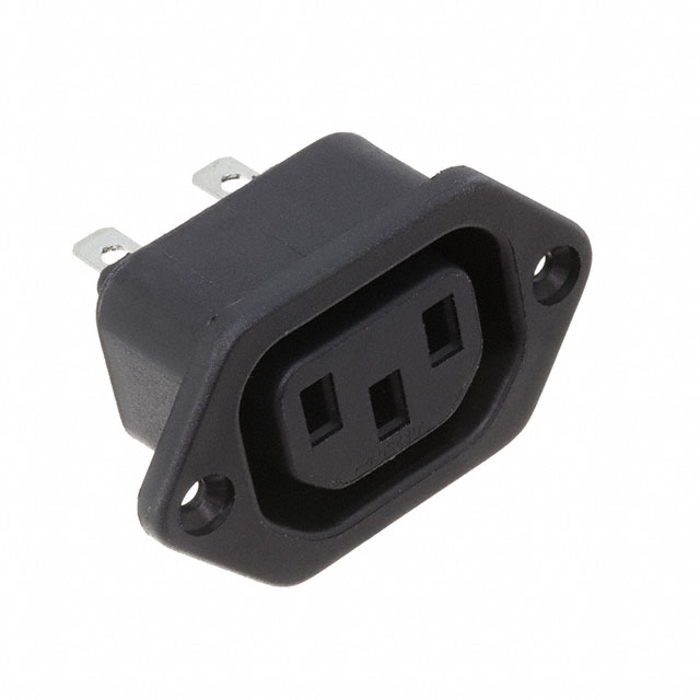 PWR ENT RCPT IEC320-2-2F PNL QC