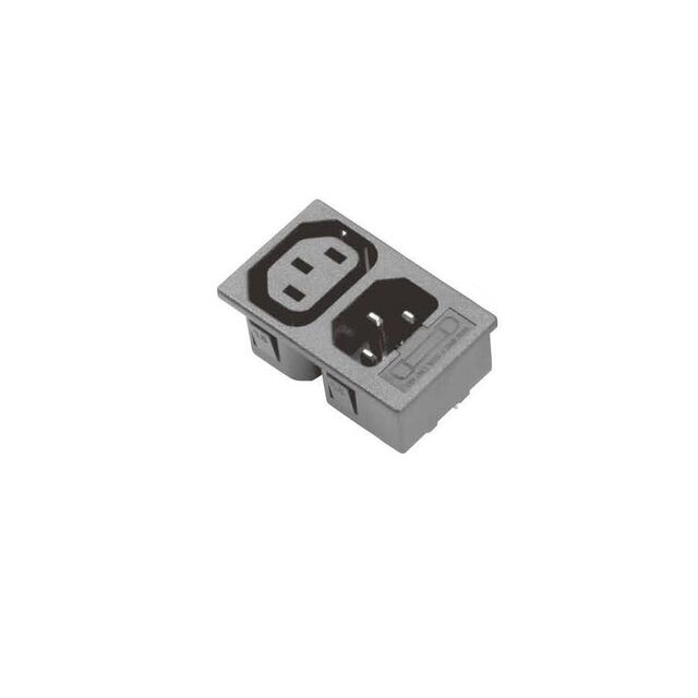PWR ENT RCPT IEC320-C13 + C14 +
