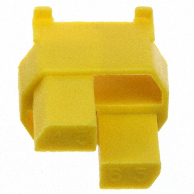 CONN CODING KEY MALE 3.3V YELLOW