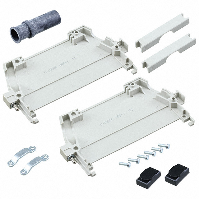 CONN DIN CABLE HOOD ASSY GRAY