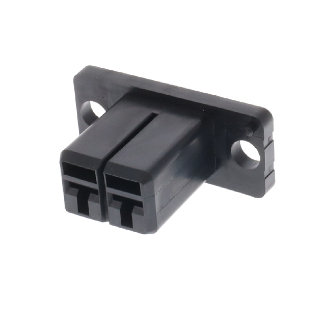 CONN RCPT HSG 2POS BLACK PNL MNT