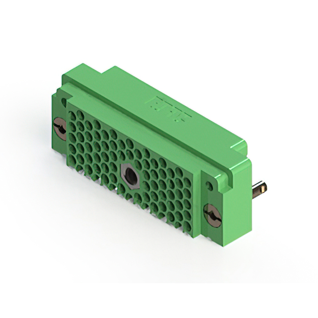 CONN HSG RACK & PANEL 90POS GRN