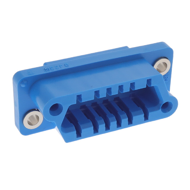 CONN RCPT HSG RACK & PNL 12P BLU