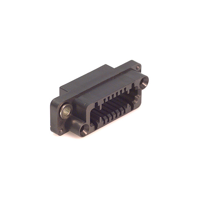 CONN RCPT HSG RACK & PNL 16P BLK