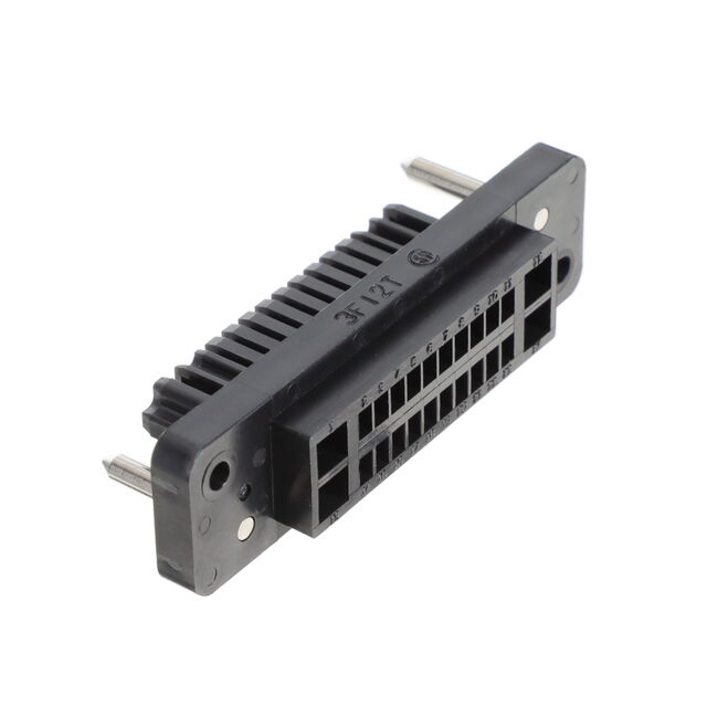 CONN PLUG HSG RACK & PNL 24P BLK