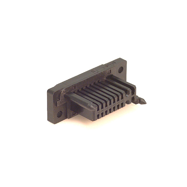 CONN PLUG HSG RACK & PNL 16P BLK