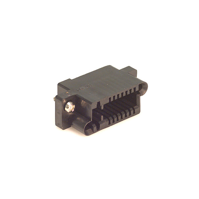CONN RCPT HSG RACK & PNL 16P BLK