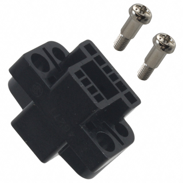 CONN RCPT HSG RACK & PNL 8P BLK