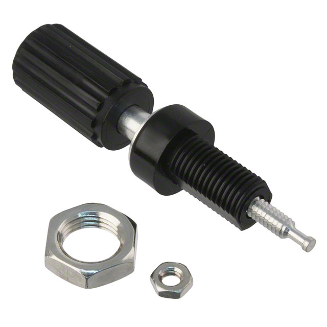 CONN BIND POST KNURLED BLACK