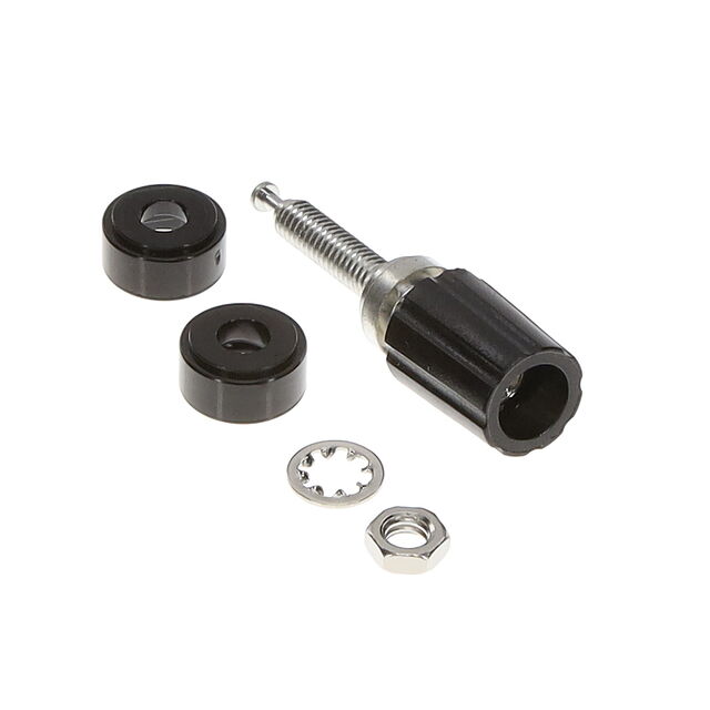 CONN BIND POST KNURLED BLACK
