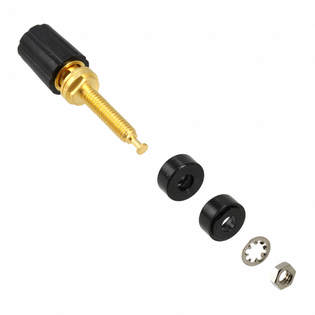 CONN BIND POST KNURLED BLACK