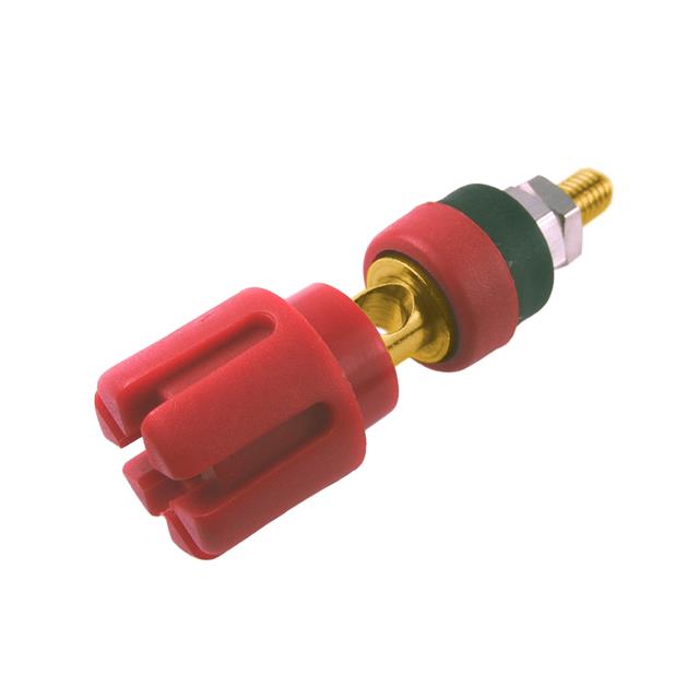 TP6S RED, GOLD PLATED, ASSEMBLED