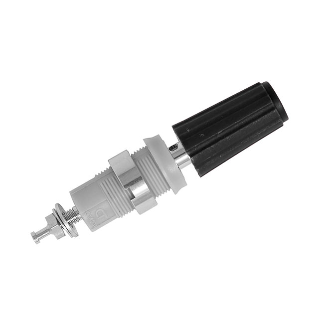 4MM SHEATHED BINDING POST, BLACK