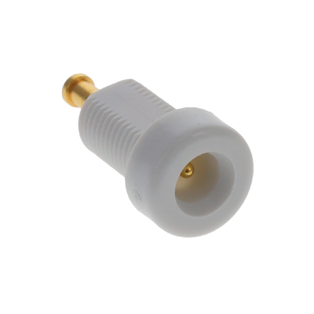 CONN TIP PLUG TURRET WHITE
