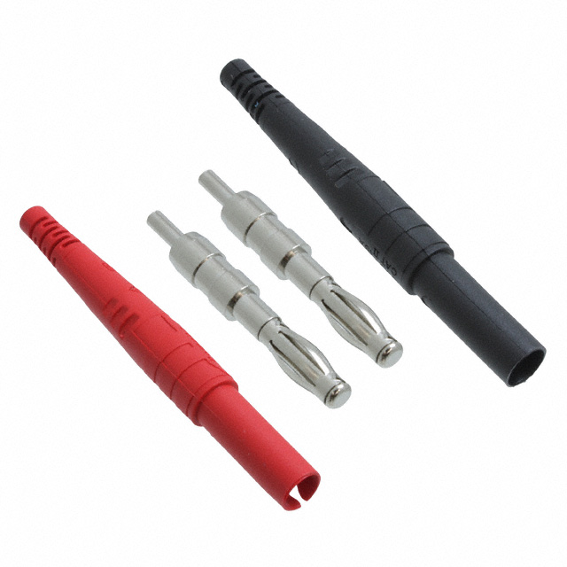 CONN BANANA PLUG BLACK/RED