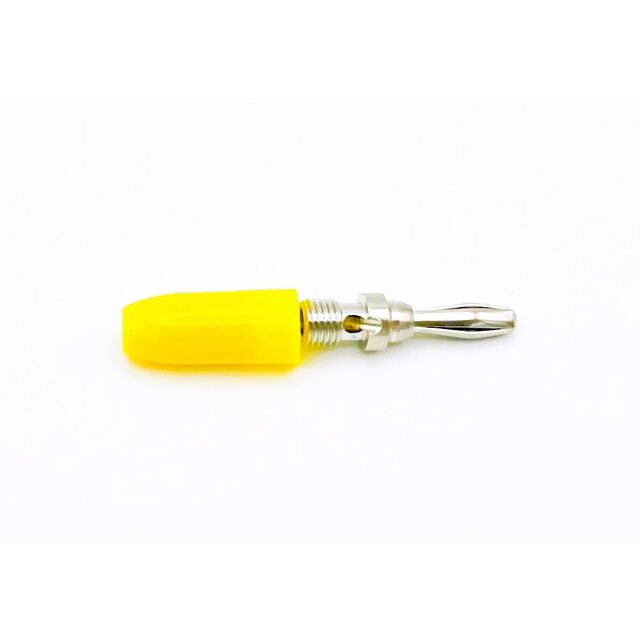 CONN BANANA PLUG SLDRLESS YELLOW