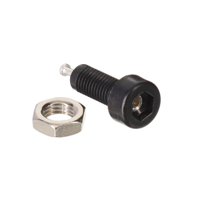 CONN TIP JACK TURRET BLACK