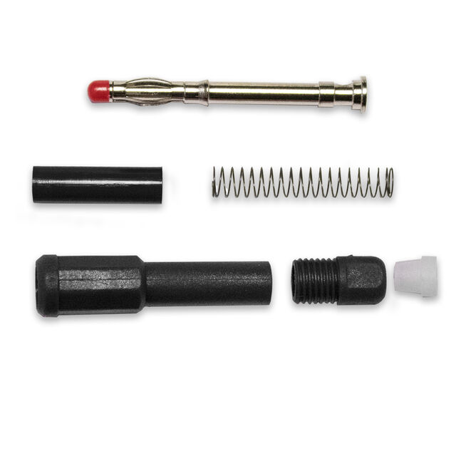 BLACK CABLE RETRACT 4MM SHROUDED