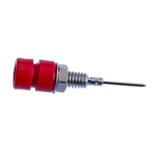 CONN TIP JACK WIRE WRAP RED
