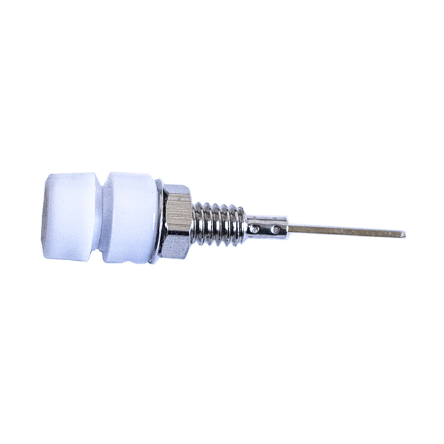 CONN TIP JACK WIRE WRAP WHITE