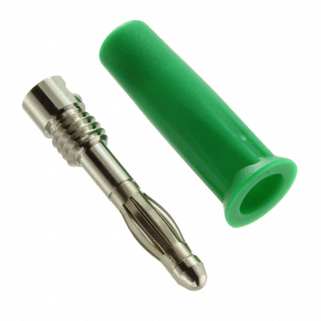 CONN BANANA PLUG SLDRLESS GREEN