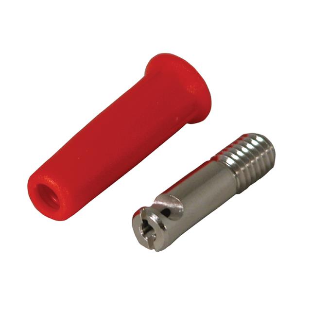 CONN BANANA JACK SOLDER RED