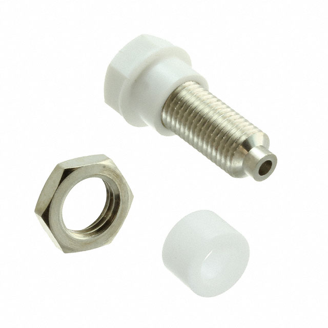 CONN BANANA JACK SOLDER WHITE
