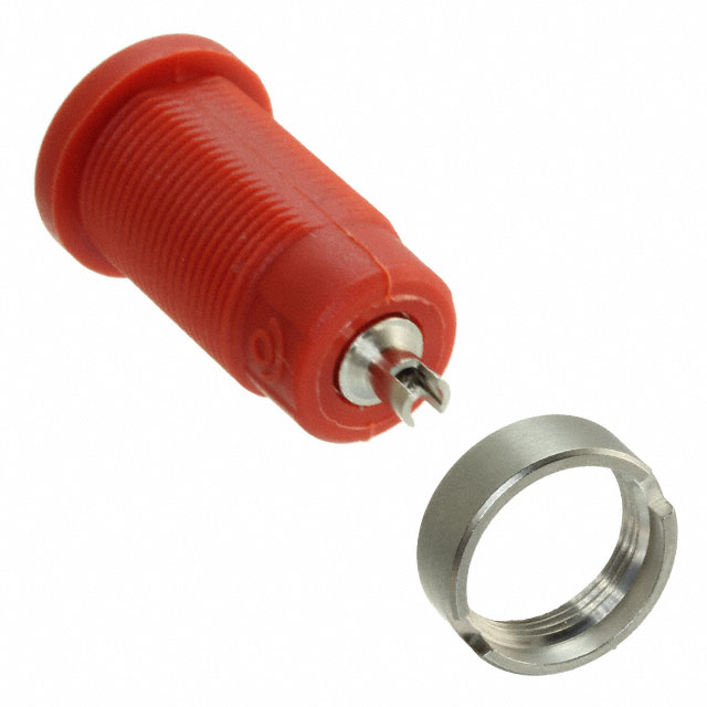 CONN BANANA JACK SOLDER CUP RED