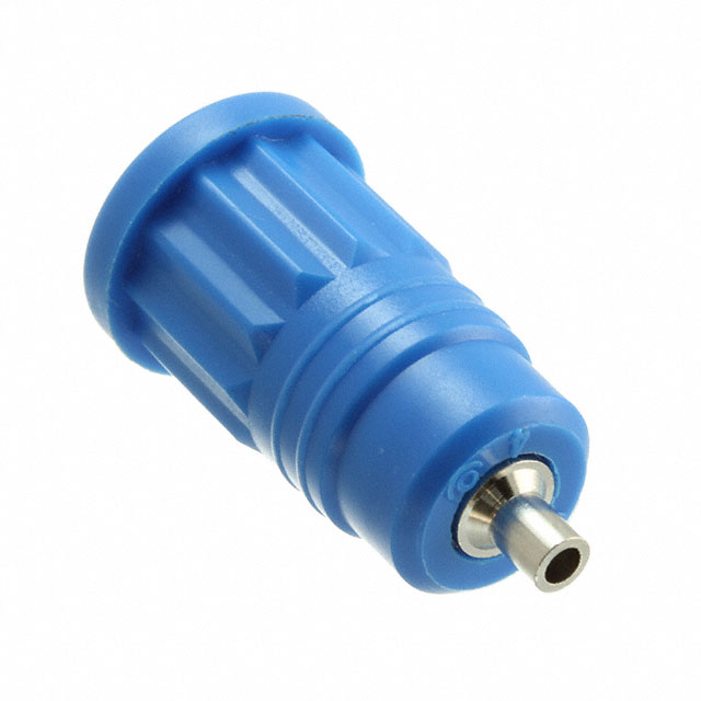 CONN BANANA JACK SOLDER BLUE