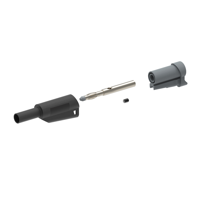 CONN BANANA PLUG STACK SCREW BLK