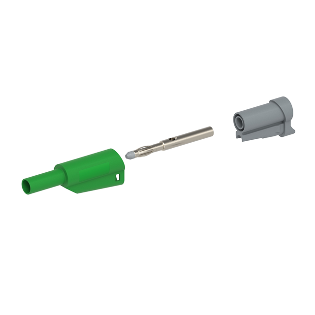 CONN BANANA PLUG STACK SLDR GRN