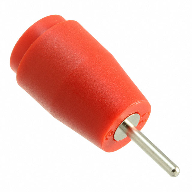 CONN BANANA JACK SOLDER RED