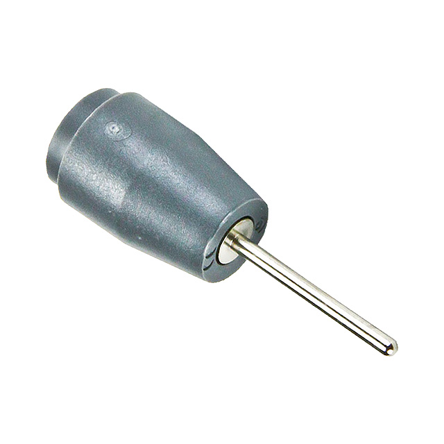 CONN BANANA JACK SOLDER GRAY