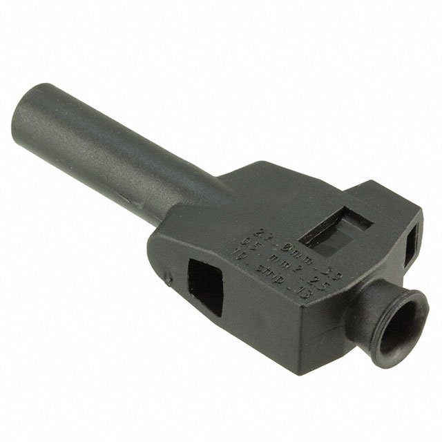 CONN BANANA PLUG SLDRLESS BLACK
