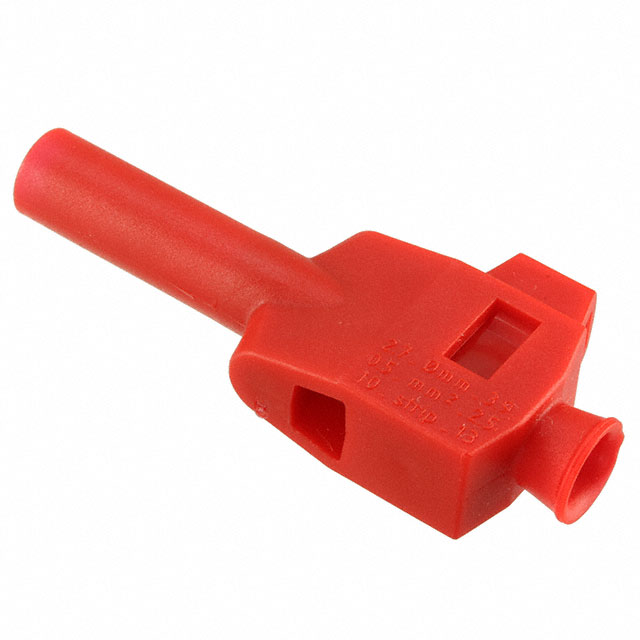 CONN BANANA PLUG SOLDERLESS RED