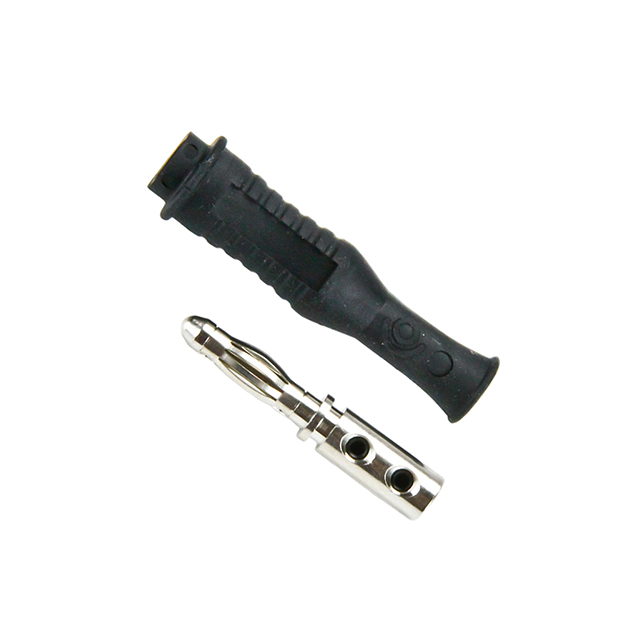CONN BANANA PLUG SLDRLESS BLACK