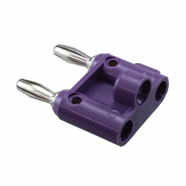 CONN DBL BAN PLUG STACK SLDRLESS