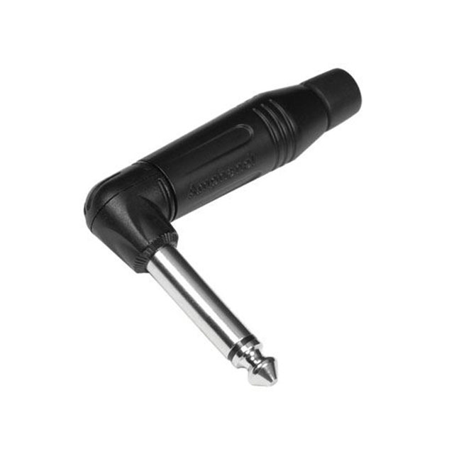 CONN PLUG MONO 1/4" R/A