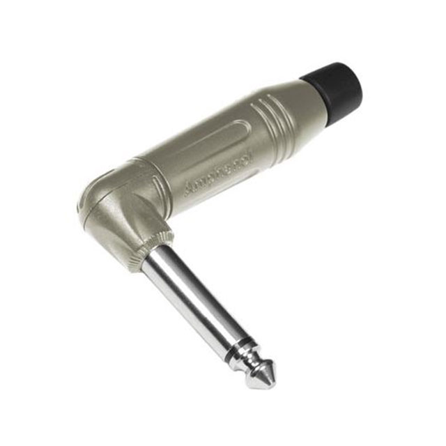 CONN PLUG MONO 1/4" R/A
