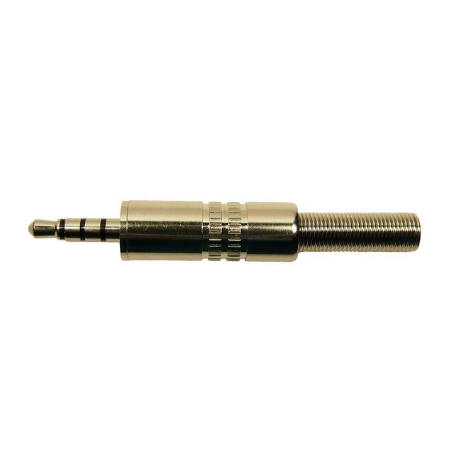 RFI SCREENED 4 POLE JACK PLUG