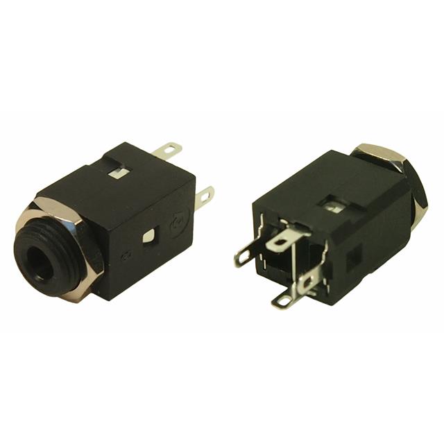 3.5MM VERT JACK PCB HEX NUT