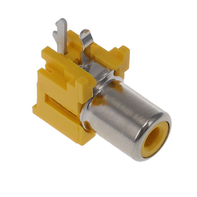 RCA PHONO JACK, RT< YLW ROHS COM