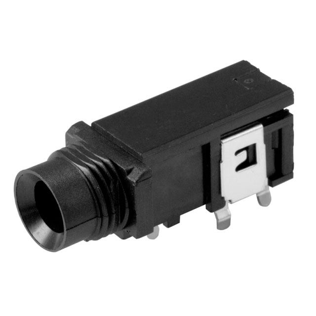 AUDIO JACK, 6.35 MM, HORIZONTAL,