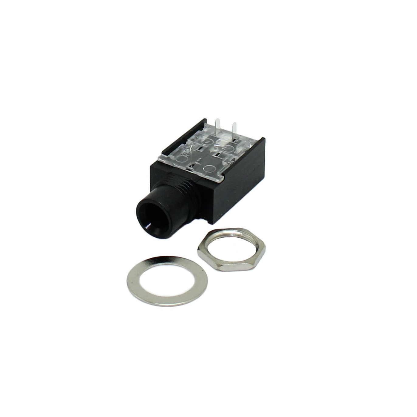 AUDIO JACK, 6.35 MM, HORIZONTAL,