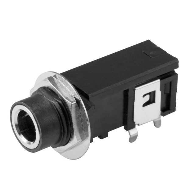 AUDIO JACK, 6.35 MM, HORIZONTAL,
