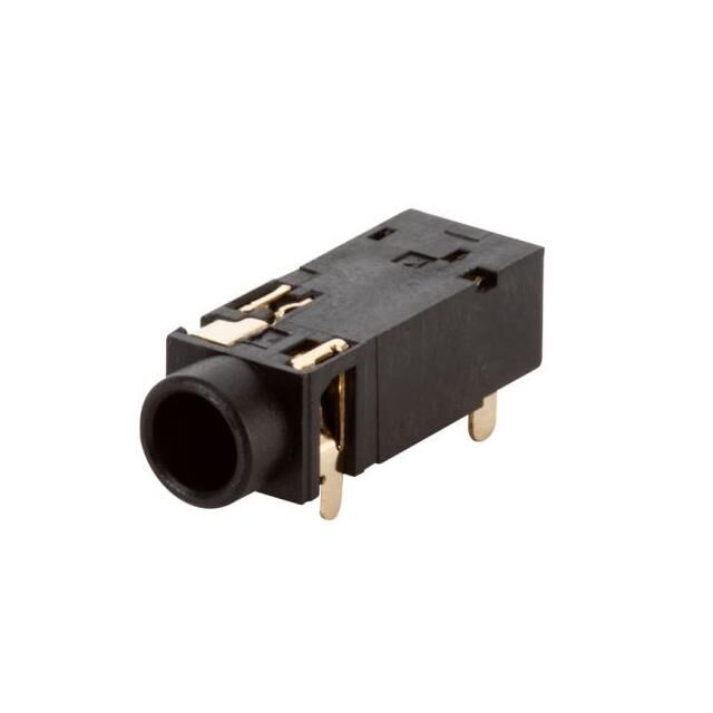 AUDIO JACK, 3.5MM, THROUGH HOLE,