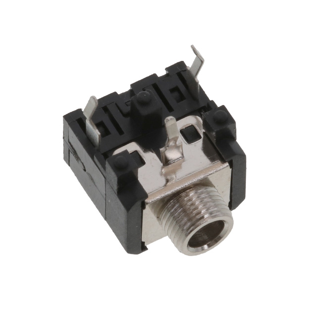 STEREO JACK 3P THREAD SHIELD, B/