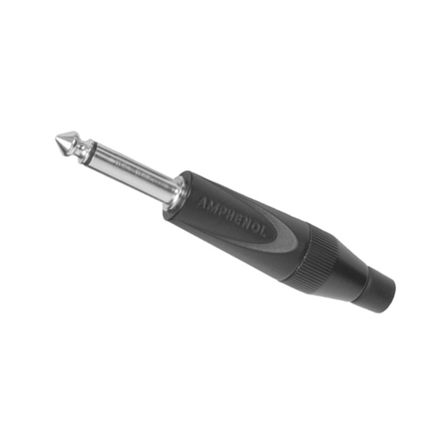 1/4" PHONE STR MONO NICKEL PLAST