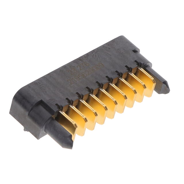 CONN PLUG 9POS R/A PRESS-FIT